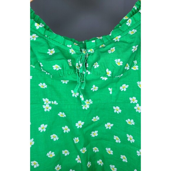 Women's URBAN OUTFITTERS Magpie Off the Shoulder Green Mini Dress Size Small - Picture 5 of 7